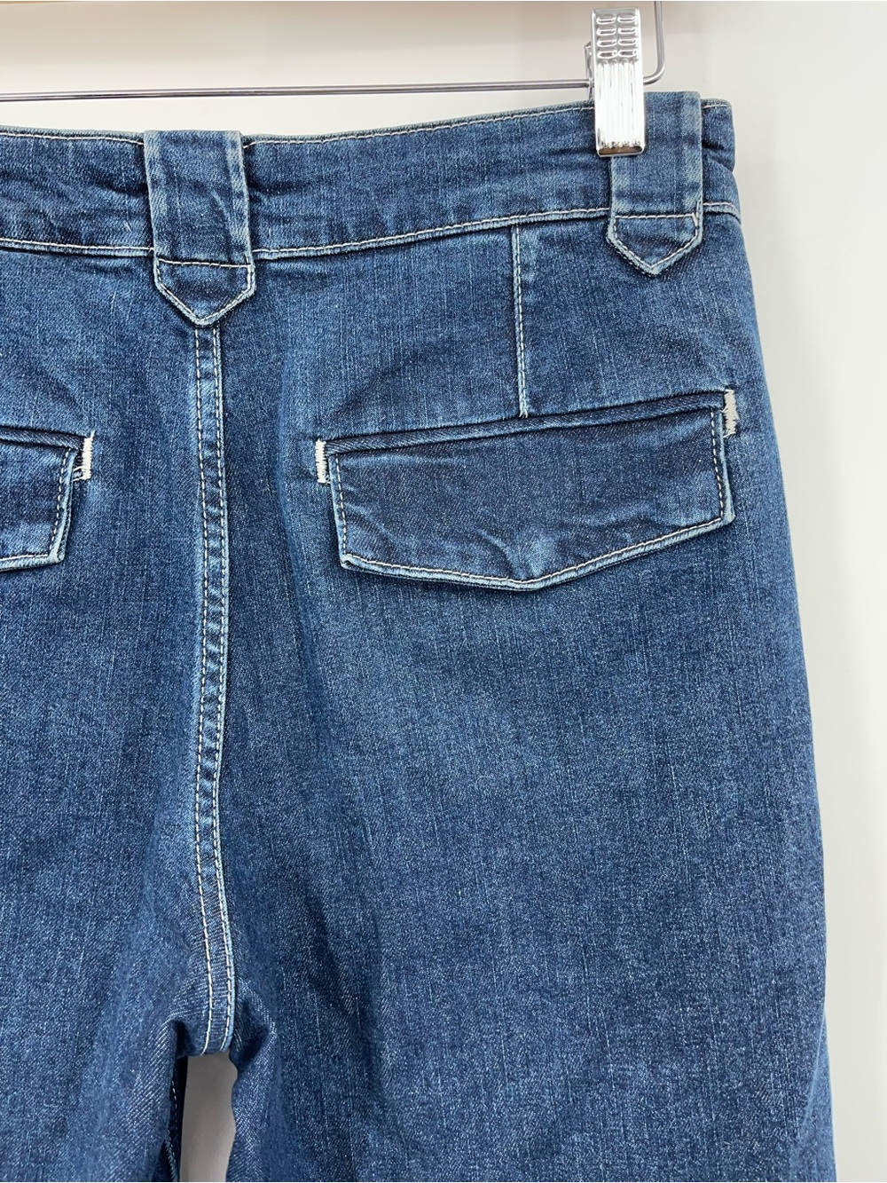 Frame Womens Utility Relaxed Wide Leg Jeans 28x25 Gabriel 0603 cropped sailor - Picture 6 of 11